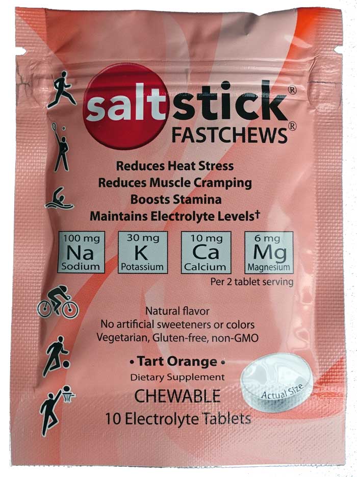 SaltStick Fastchews Tart Orange packet